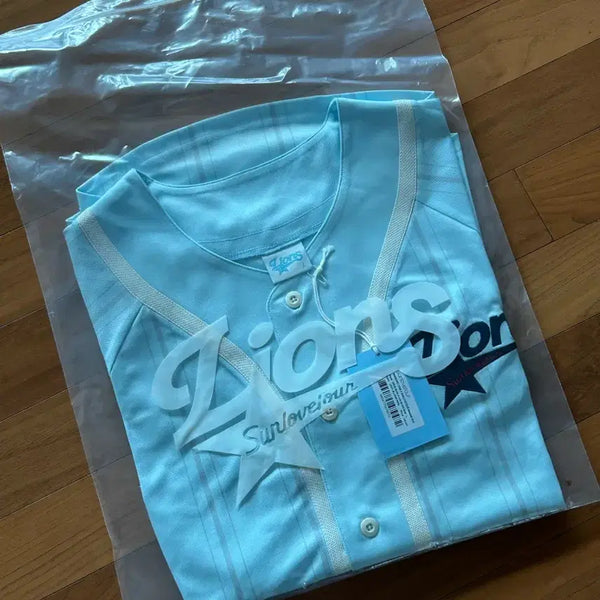 [BUNJANG] Samsung Lions Sun Love Tour Jersey Sky Blue L / 삼성 라이온즈 썬러브투어 유니폼 스카이블루 L