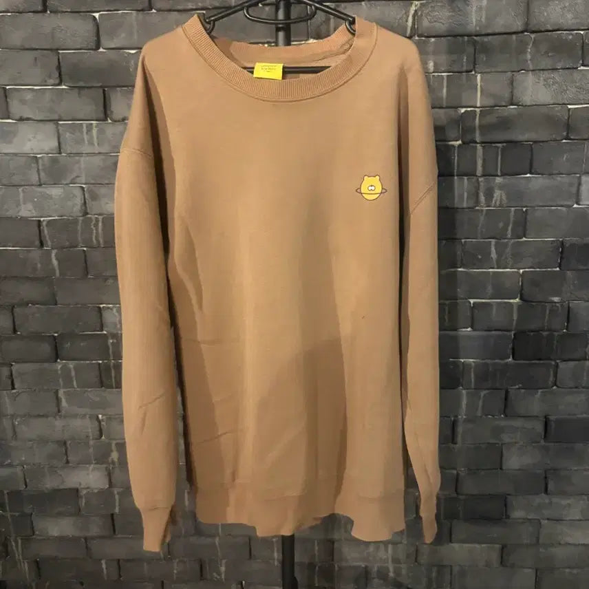[BUNJANG] TOPTEN x Kakao Friends Ryan Sweatshirt (Brown, XXL) / [중고/XXL]카카오 라이언맨투맨 (브라운)