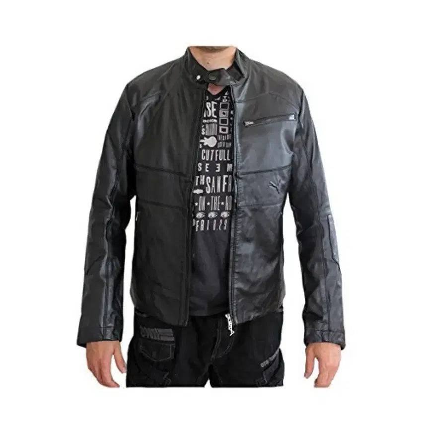 [BUNJANG] Puma x Ducati Cowhide Single Biker Jacket / ( 레어) PUMA  x DUCATI  소가죽 싱글바이커자켓