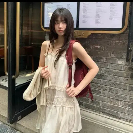 [BUNJANG] Frombeginning Shirring Dress / 프롬비기닝 셔링 원피스