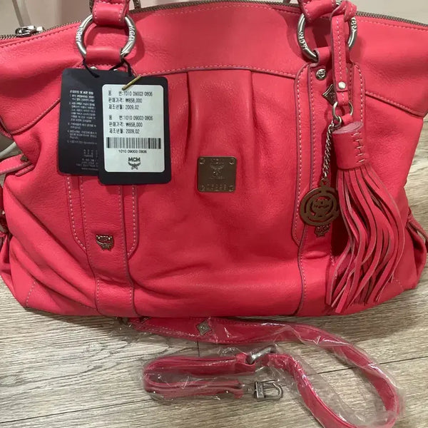 [BUNJANG] MCM Shoulder Bag Pink Leather / 새상품 MCM 숄더백