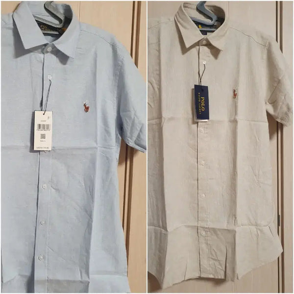 [BUNJANG] Polo Ralph Lauren Cotton Linen Blend Short Sleeve Shirt / (새상품) 폴로 랄프로렌 셔츠_폴로 셔츠(남방)