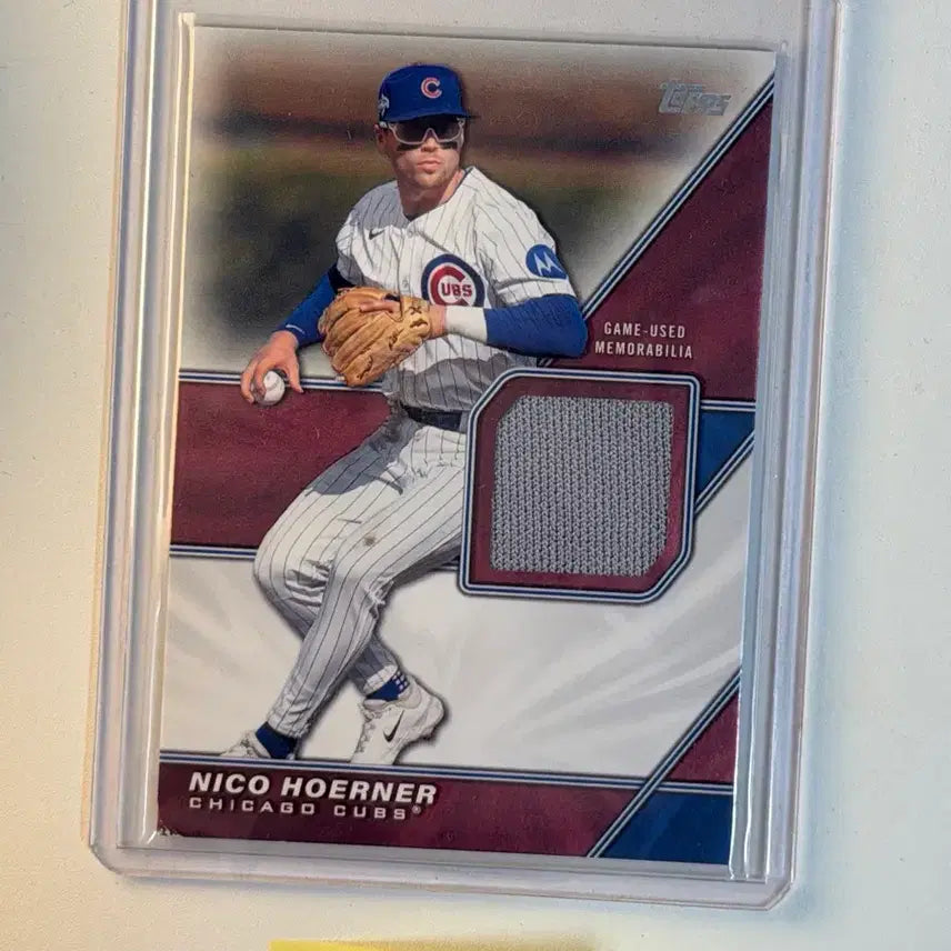 [BUNJANG] Niko Hoerner Relic Topps MLB Baseball Card / (하단 하자) 니코 호너 렐릭 Topps MLB 야구카드