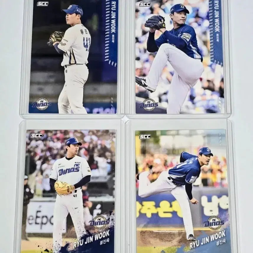 [BUNJANG] NC Dinos Ryu Jin-wook Player Card Set (2025-2026) / nc다이노스 류진욱 카드
