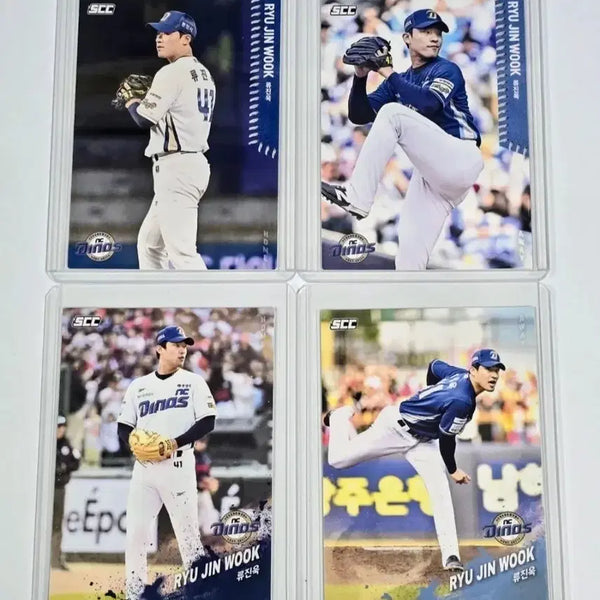 [BUNJANG] NC Dinos Ryu Jin-wook Player Card Set (2025-2026) / nc다이노스 류진욱 카드