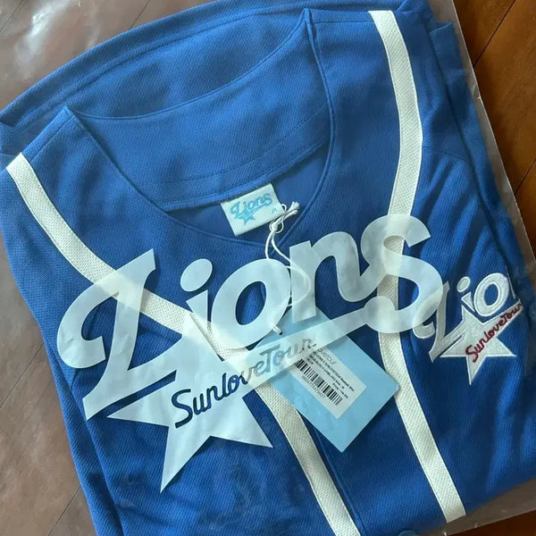 [BUNJANG] Samsung Lions Sun Love Tour Uniform Blue L / 삼성 라이온즈 썬러브투어 유니폼 블루 L