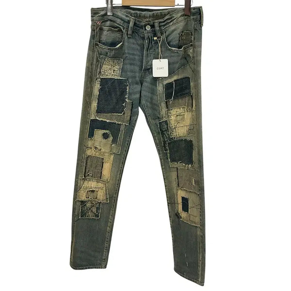 [BUNJANG] Polo Ralph Lauren Patchwork Denim Jeans / RL 데님앤서플라이 랄프로렌 패치워크 진
