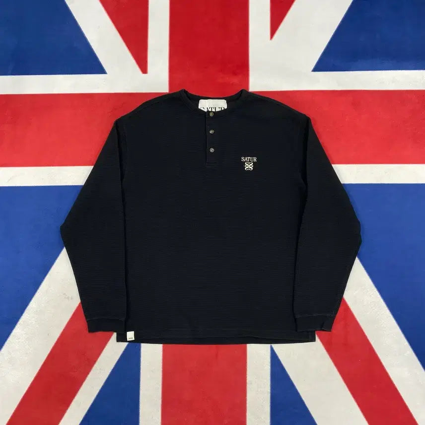 [BUNJANG] Setteur Henly Neck Waffle Long Sleeve XL / 세터 헨리넥 와플 롱슬리브 XL