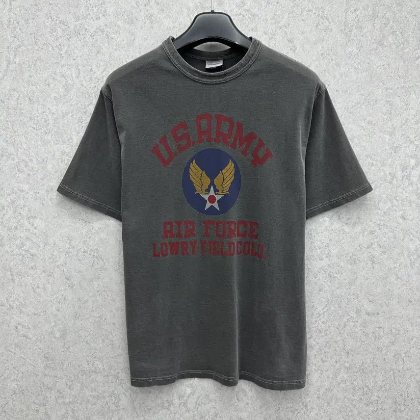 [BUNJANG] OutStanding Pigment Washed Loose Fit Half Sleeve T-Shirt / 90 아웃스텐딩 남자 워싱 피그먼트 루즈핏 반팔 티셔츠