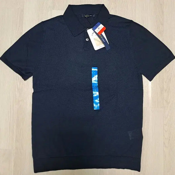[BUNJANG] Kinloch Men's Linen Blend Short Sleeve Knit Navy L (100) / [새상품_정품] 킨록 남성 반팔 린넨 혼방 니트L(100) 네이비