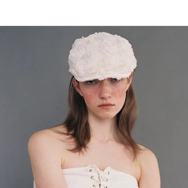 [BUNJANG] Awesome Needs Classic Hunting Cap - Rose Cream / 어썸니즈 클래식 헌팅캡 로즈 크림