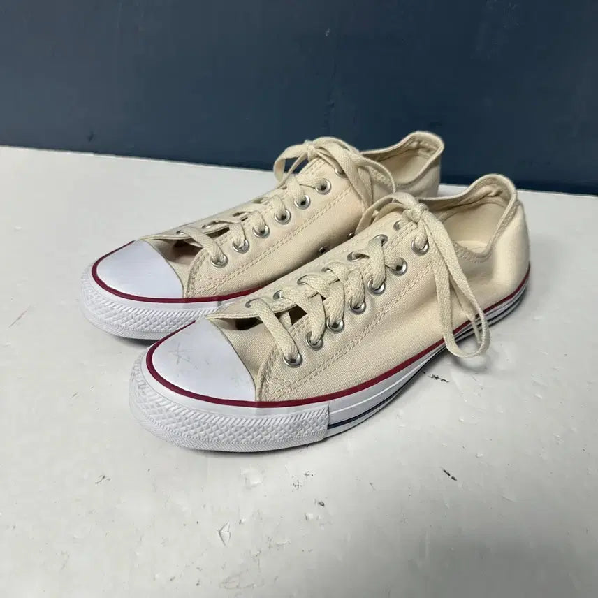 [BUNJANG] Converse All Star Ivory Low Sneakers / 270 컨버스 올스타 아이보리 로우 스니커즈