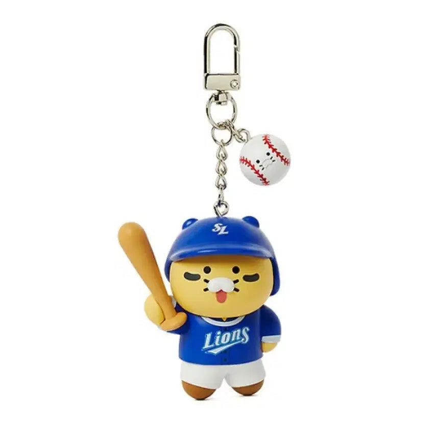 [BUNJANG] Samsung Lions Chunsiki Baseball Keychain / 삼성 태닝 춘식이 팔아요