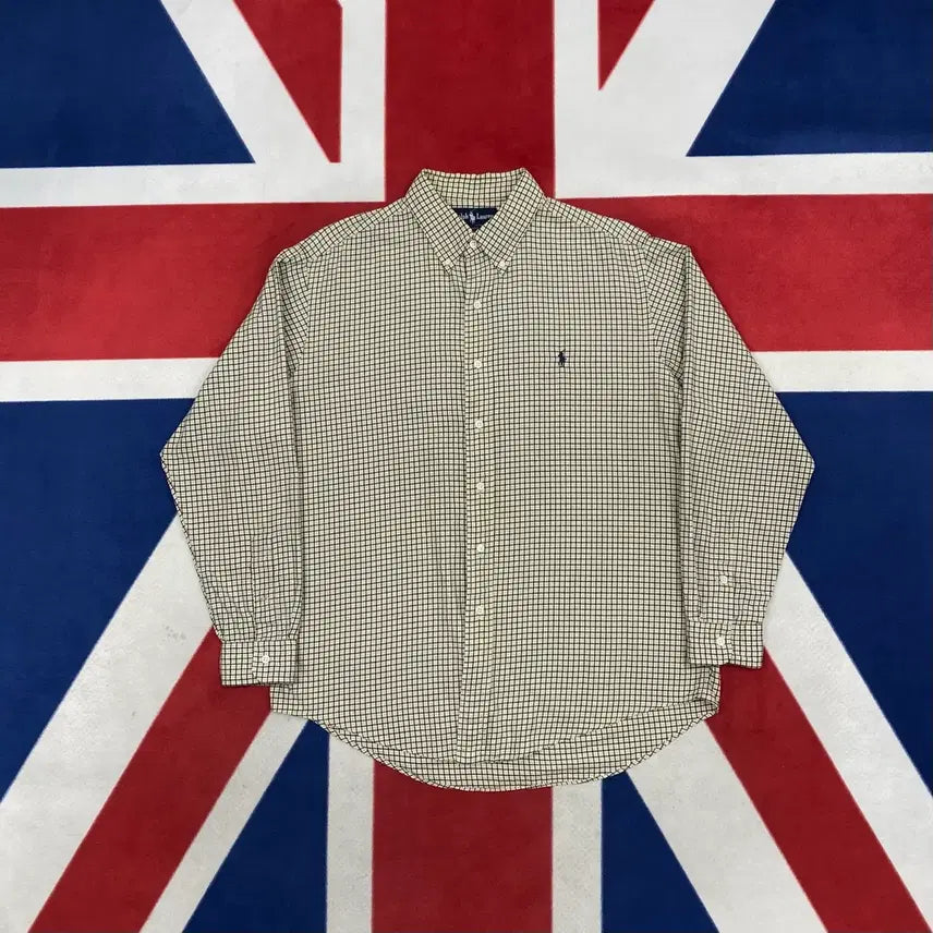 [BUNJANG] Polo Ralph Lauren Checked Shirt Size 100 (Fits 105) / 폴로 체크셔츠 100 실측 105