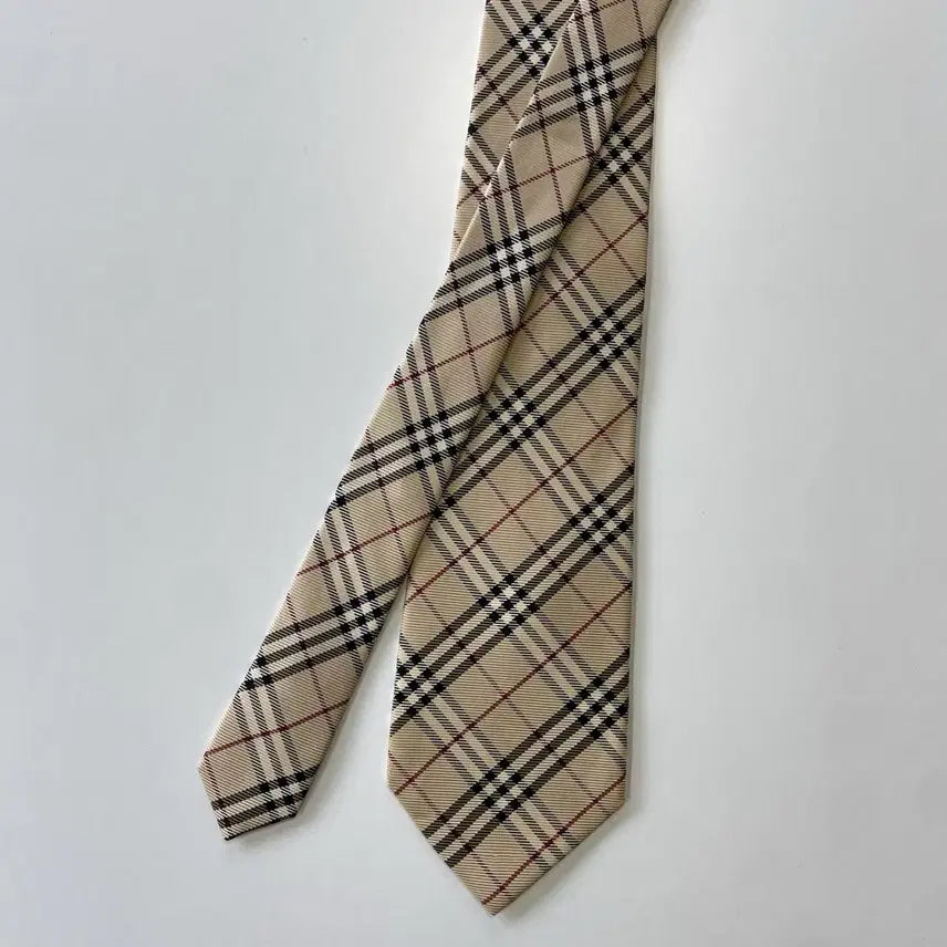 [BUNJANG] Burberry Nova Check Silk Necktie / 버버리 명품 정품 노바체크넥타이 (Burberrys)