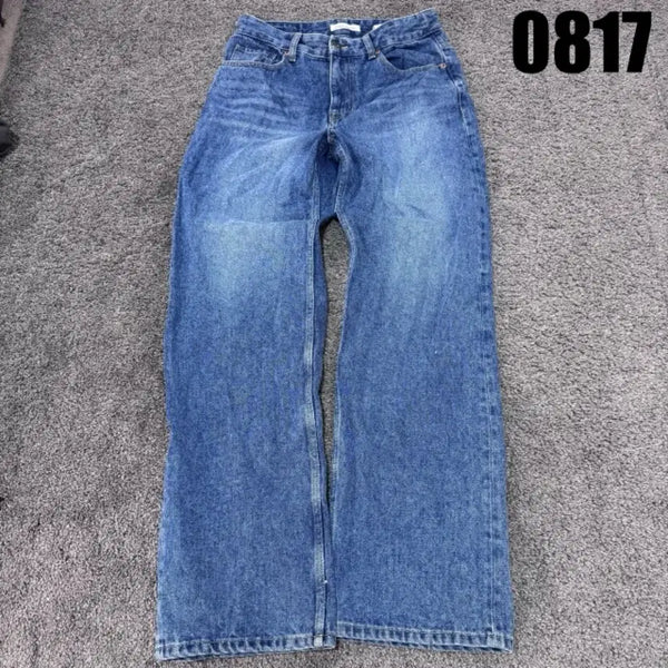 [BUNJANG] Studio Tomboy Washed Denim Jeans / 스튜디오 톰보이 청바지 (L)