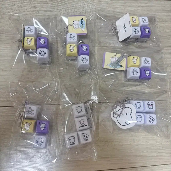 [BUNJANG] Ganadi Keycap Keyring LED New Arrival / 가나디 키캡 키링 LED 신상 새상품