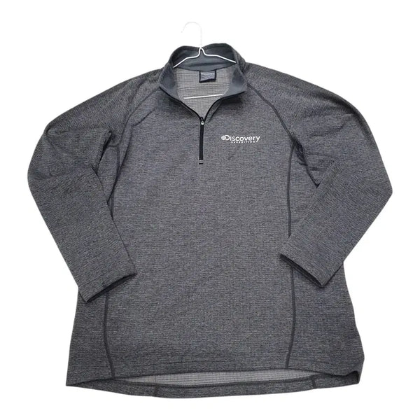 [BUNJANG] Discovery Expedition Grey Functional Half-Zip Long Sleeve T-Shirt Size 105 / <만원빈티지> 디스커버리 익스페디션 그레이 기능성 반집업 긴팔티 105