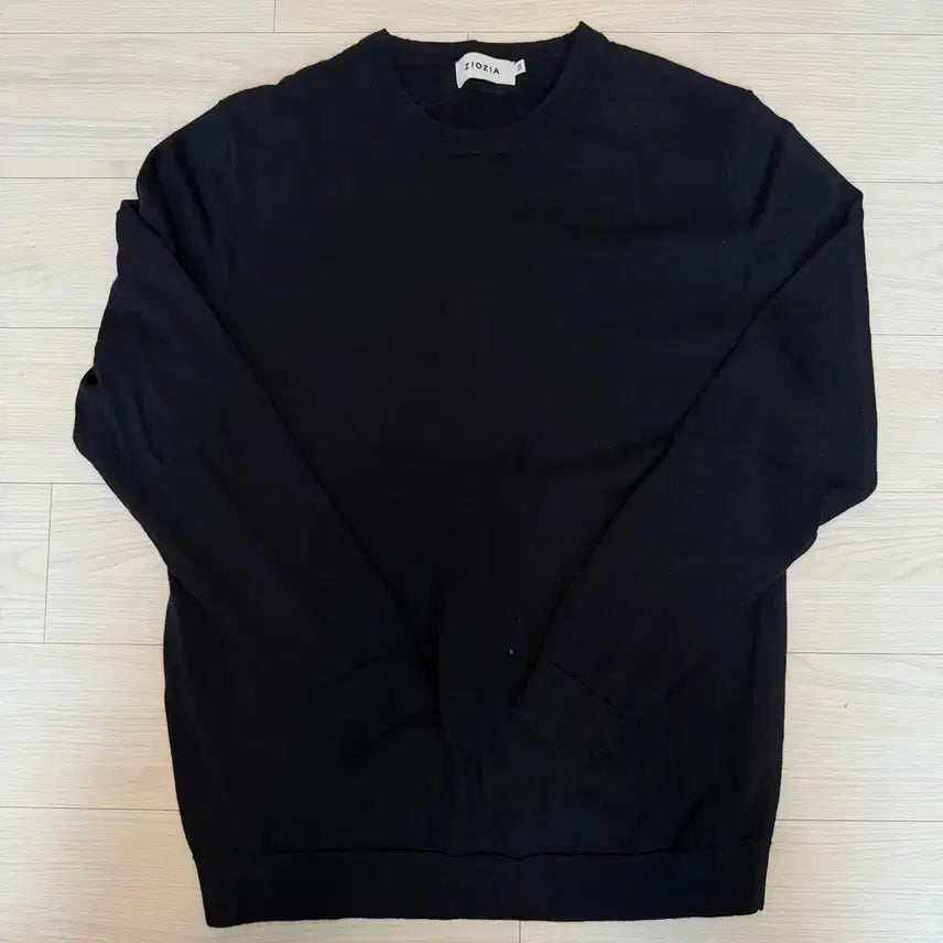 [BUNJANG] ZIOZIA Black Long-Sleeve T-Shirt / 지오지아 긴팔