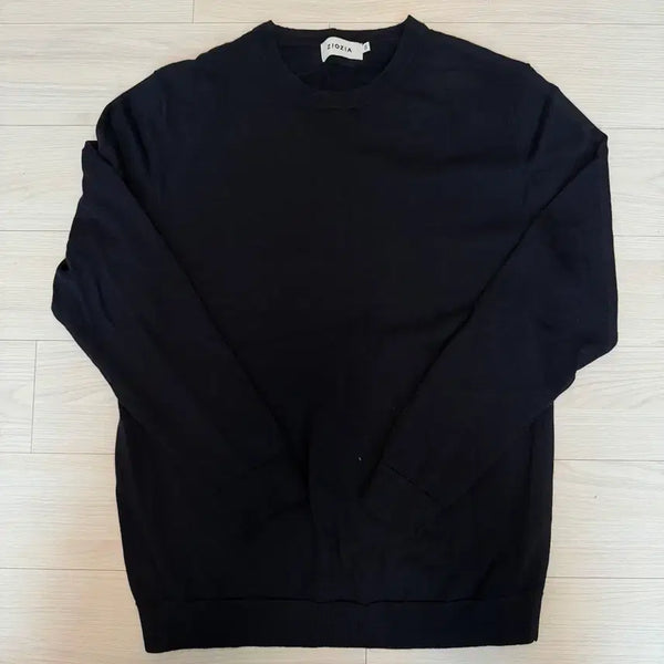 [BUNJANG] ZIOZIA Black Long-Sleeve T-Shirt / 지오지아 긴팔