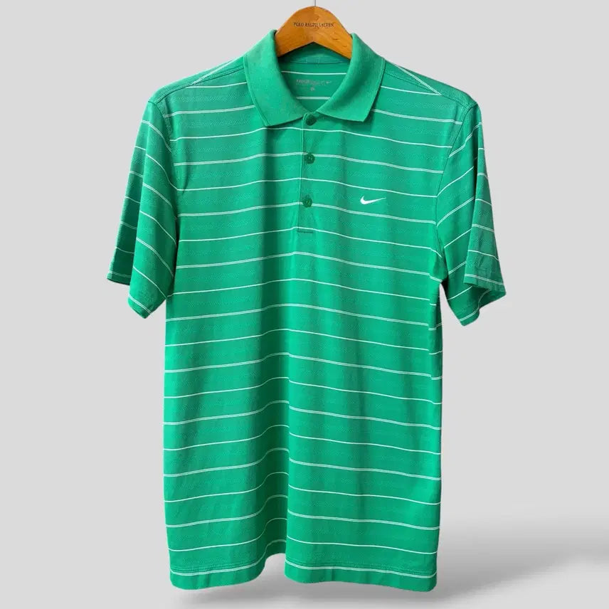 [BUNJANG] Nike Golf Stripe Pique Polo Shirt (L) / (L)나이키 골프 스트라이프 피케 폴로셔츠