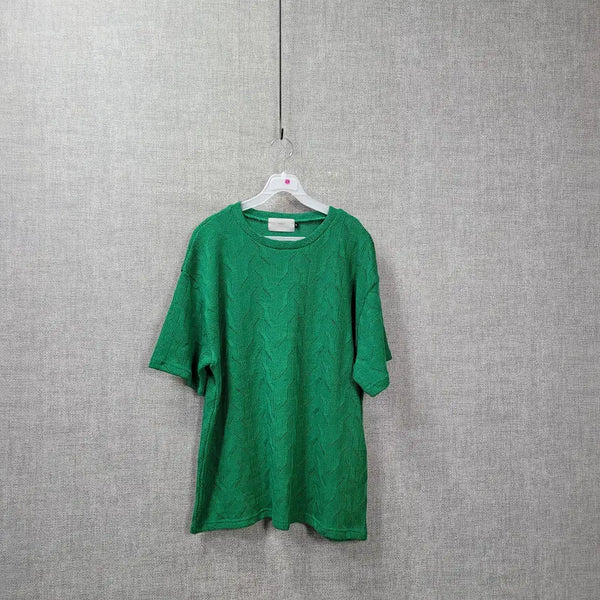 [BUNJANG] Short Sleeve Knit T-shirt Size 95 / ㄹ339 반팔 니트 95