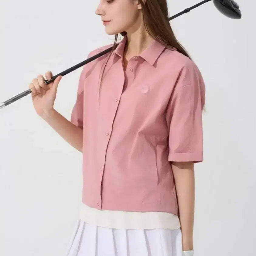 [BUNJANG] DKNY Short Sleeve Button-Up Shirt / 25년도)DKNY 반팔 셔츠(66~77)