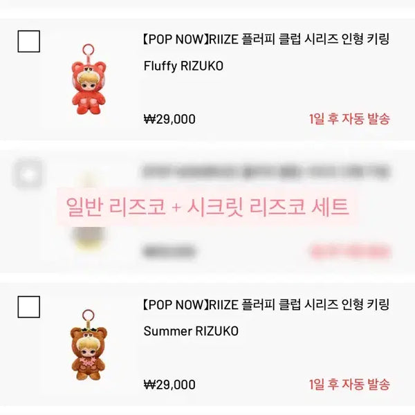 [BUNJANG] Pop Mart Rize Rizco Set / [배송지변경] 팝마트 라이즈 리즈코 세트