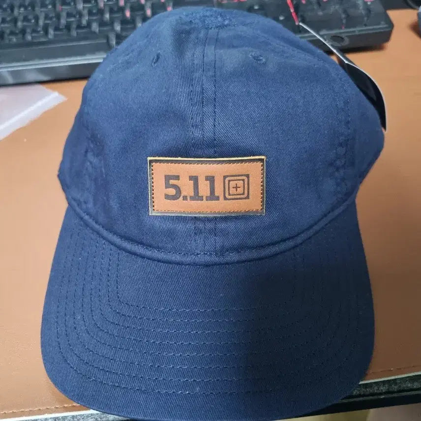[BUNJANG] 5.11 Tactical Leather Box Logo Cap / 5.11 택티컬 레더박스 로고 캡