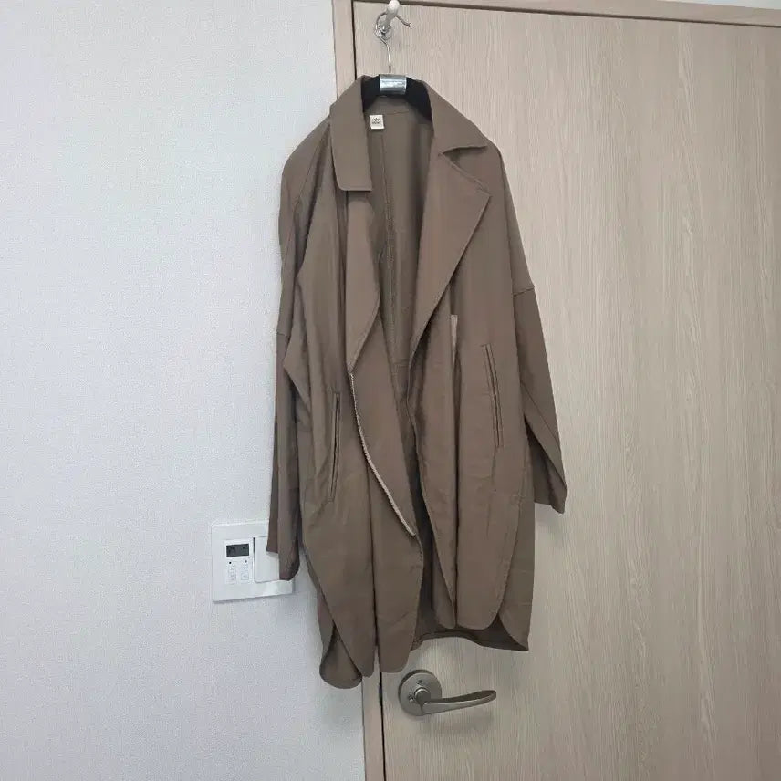 [BUNJANG] Marcus Free Size Modern Brown Long Coat / 마커스 프리사이즈 모던한 브라운 롱 코트