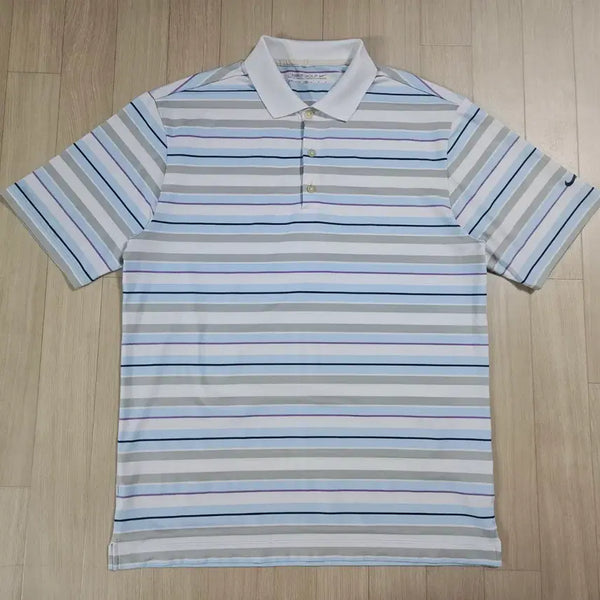[BUNJANG] Nike Golf Dri-FIT Striped Polo Shirt - Medium / 나이키 골프 드라이핏 스트라이프 폴로티 M