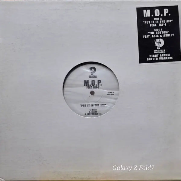 [BUNJANG] M.O.P. "Put It In The Air" / "The Bottom" 12" Vinyl Single Hip Hop Record / BA-695. M.O.P. 12인치 싱글 앨범 힙합 레코드