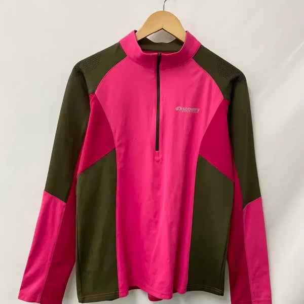 [BUNJANG] Discovery Expedition Functional Half-Zip Long Sleeve T-Shirt Size 100 / 176. 디스커버리 익스페디션 기능성 반집업 긴팔 티셔츠 100