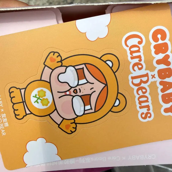 [BUNJANG] Pop Mart Cry Babies x Care Bears Plush Keychain Always There Bear / 팝마트 크라이베이비 x 케어베어스 인형 키링 올웨이즈 데어 베어 교환