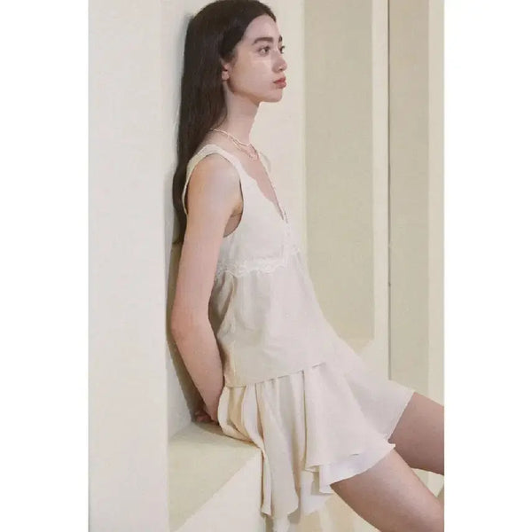 [BUNJANG] Jules Lace Top Ivory / 큐피도 레이스 탑 Jules lace top ivory