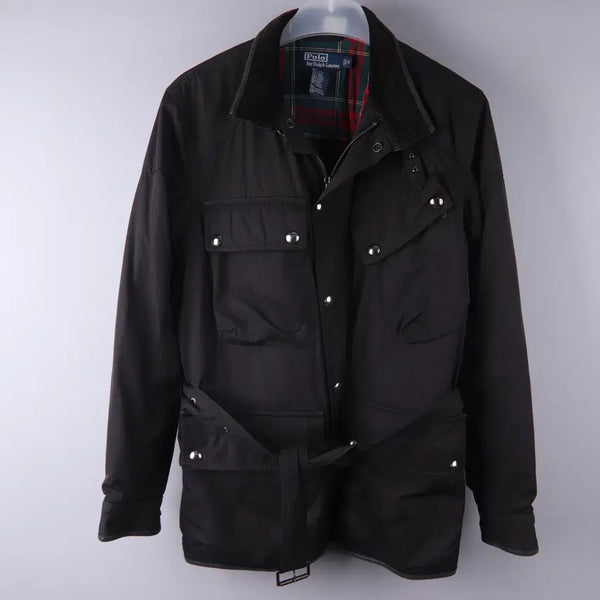 [BUNJANG] Polo Ralph Lauren Black Belted Hunting Jacket / 폴로 랄프로렌 블랙 벨트 헌팅 자켓 (S/95-100)
