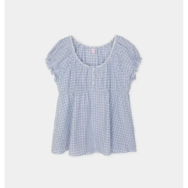 [BUNJANG] Levoir Cloy BL Check Blue / 르브아 Cloy bl_check blue
