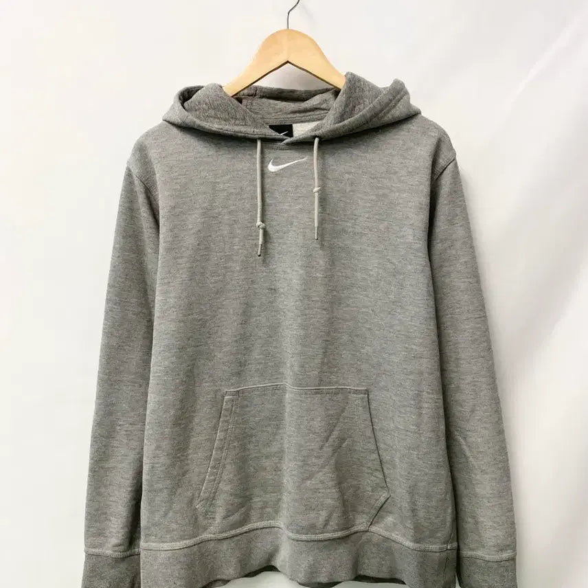 [BUNJANG] Nike Mid Swoosh Grey Hoodie M / 178. 나이키 미드 스우시 그레이 후드티 M
