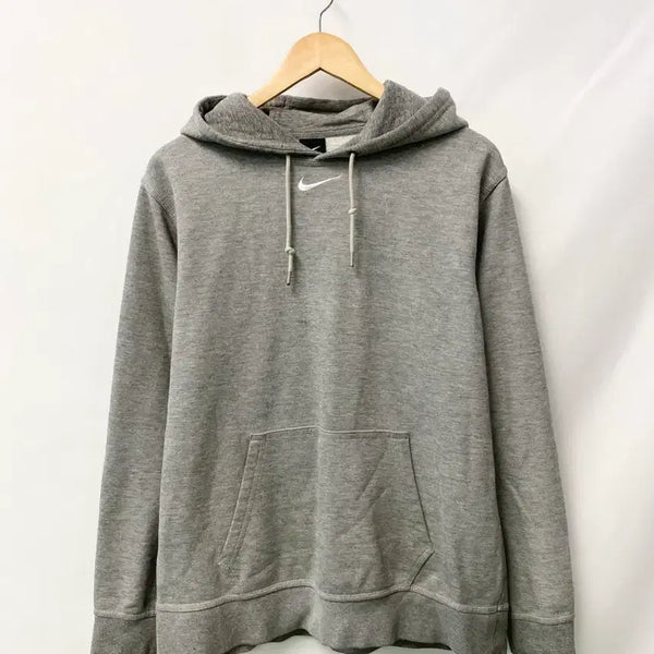 [BUNJANG] Nike Mid Swoosh Grey Hoodie M / 178. 나이키 미드 스우시 그레이 후드티 M