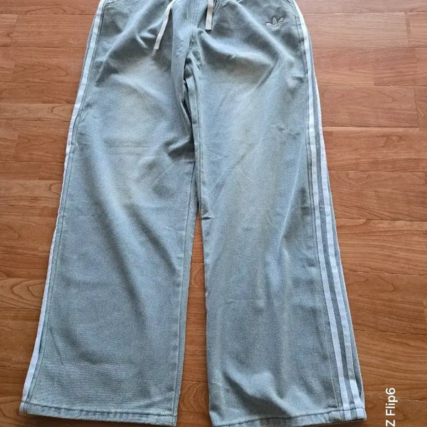 [BUNJANG] Adidas Three-Stripes Washed Denim Pants / 아디다스 삼선 댓님
