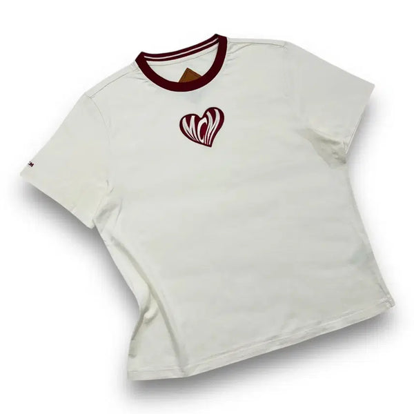 [BUNJANG] MCM Valentine's Day Heart Logo T-Shirt / MCM Love Valentine's Day Logo T-shirt