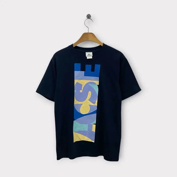 [BUNJANG] Lacoste Graphic Round Neck Short Sleeve T-Shirt Size S / 라코스테 그래픽 라운드 반팔티 S