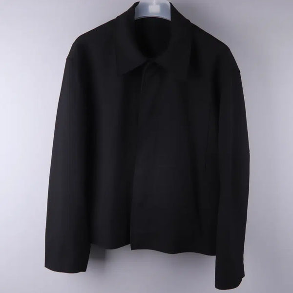 [BUNJANG] COOR Oversized Wool Crop Jacket (Black) L / 쿠어(COOR) 오버핏 울 크롭 자켓 (블랙) (L)