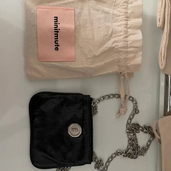 [BUNJANG] MinuteMute Brett Micro Bag - Black / 미닛뮤트 브렛 마이크로 블랙