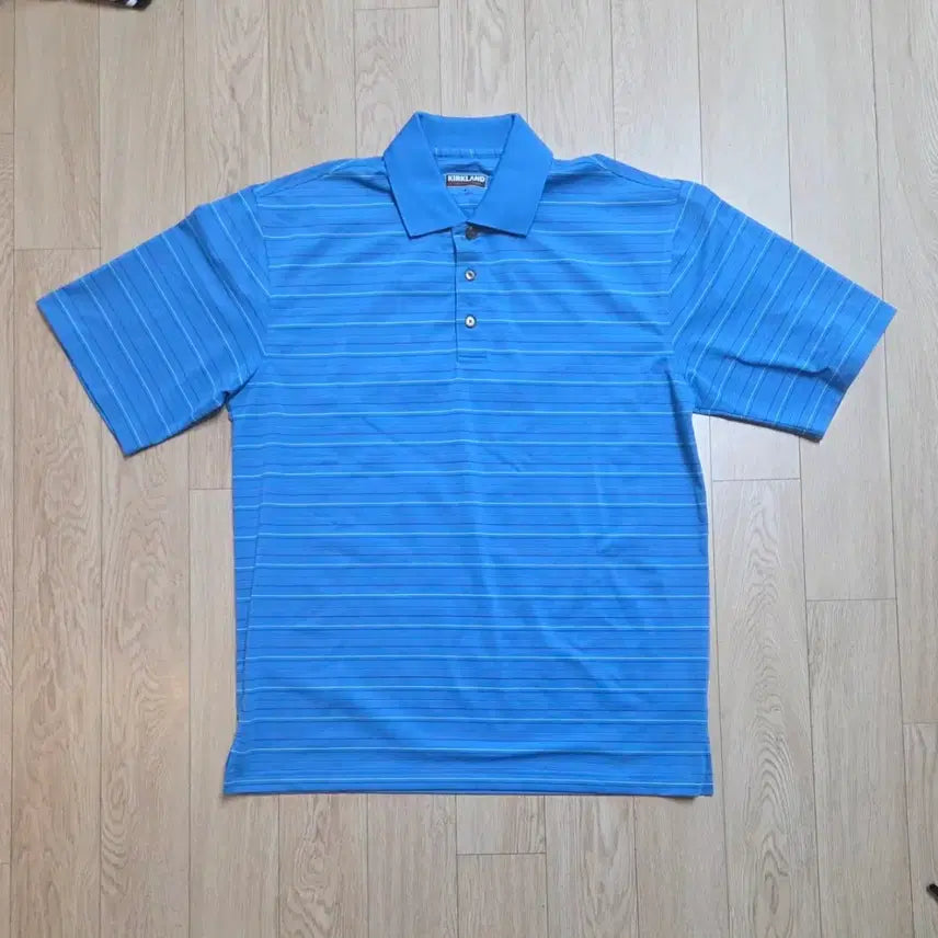 [BUNJANG] Kirkland Signature Short Sleeve Polo Shirt - Size 100 / 미사용 커클랜드 시그니처 카라 반팔티 100사이즈 (줄자사진 참고)