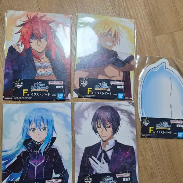 [BUNJANG] That Time I Got Reincarnated as a Slime Ichiban Kuji F Prize Illustration Board Bundle Set / 전생슬 이치방쿠지 f상 일러스트 일괄