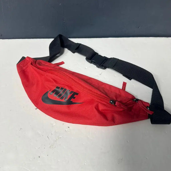 [BUNJANG] Nike Logo Red Hip Pack / 나이키 로고 레드 힙색 가방