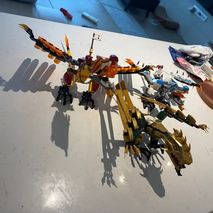 [BUNJANG] LEGO Ninjago 3 Dragon Set (Fire, Ice, Gold) / 닌자고 드래곤 3종 (불 아이스 골드)