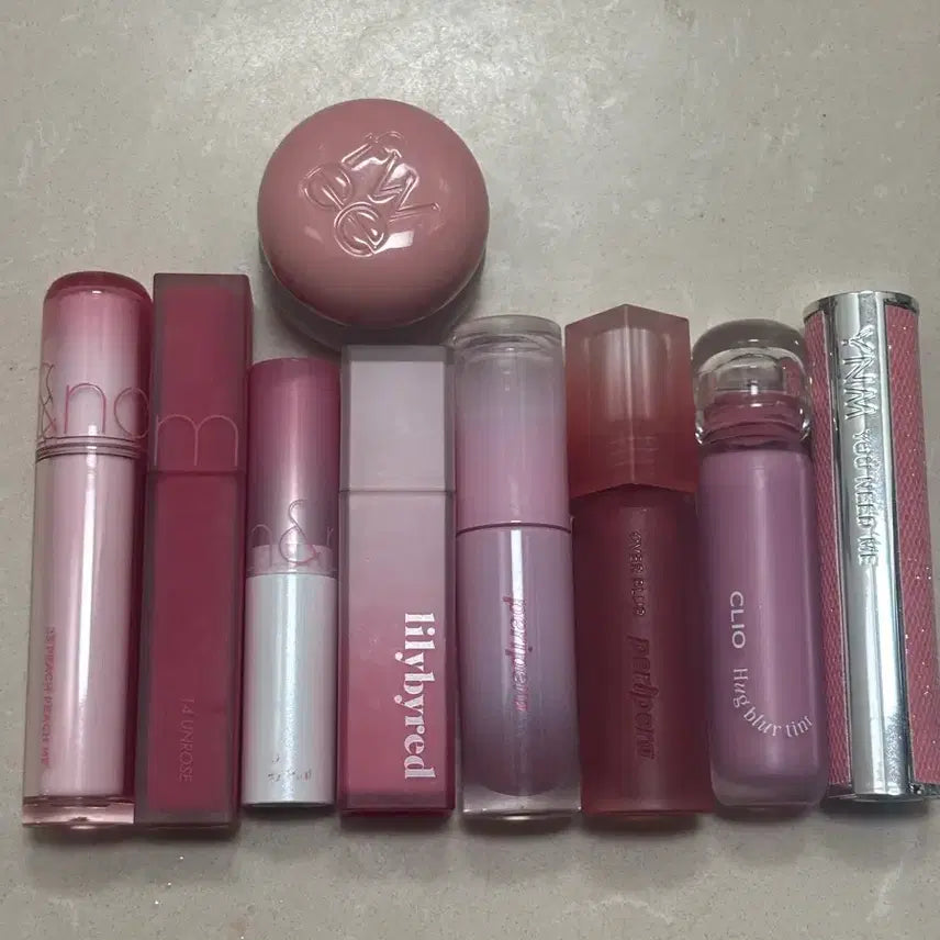 [BUNJANG] Rom&nd, Lilybyred, Peripera, Clio, Fwee Tint Bundle / 여쿨 겨쿨 틴트 립 롬앤 릴바레 퓌 페리페라 클리오 일괄 판매 봄웜