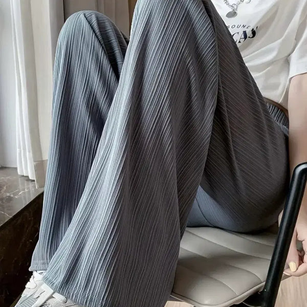 [BUNJANG] Women's Banding Wrinkle Track Pants S / 여성 밴딩 주름 츄리닝 바지 S 실사O